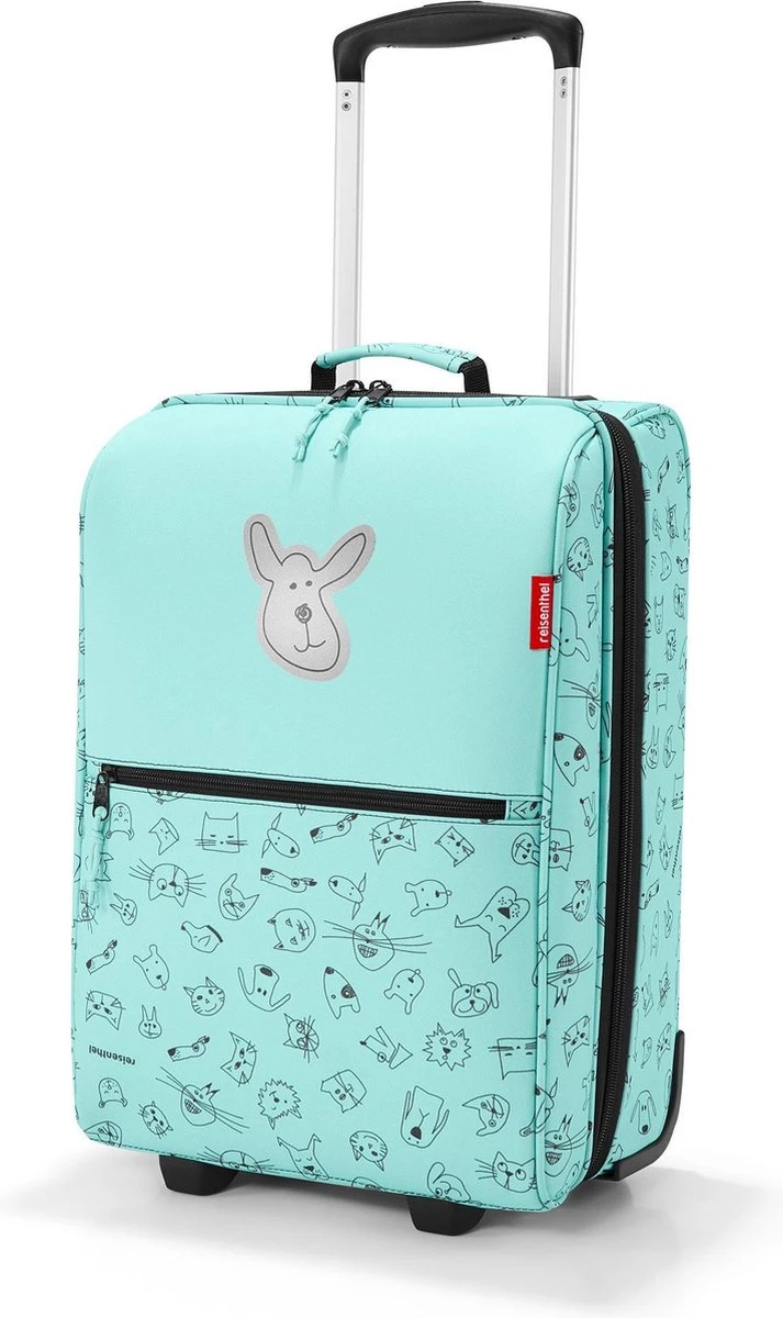 Reisenthel Trolley XS Kids Reiskoffer Kind - Maat XS - 12L - Cats&Dogs Mint 3 Reisenthel Trolley XS Kids Reiskoffer Kind - Maat XS - 12L - Cats&Dogs Mint
