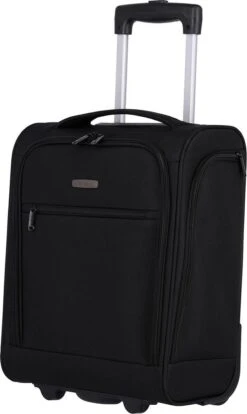 Travelite Handbagage Zachte Koffer / Trolley / Reiskoffer - Cabin - 43 Cm - Zwart -Reis Opberg Artikelen 716x1200