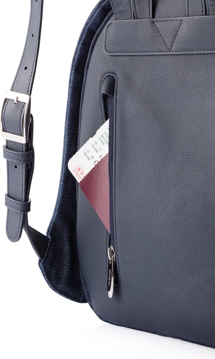 XD Design Elle Fashion Dames Anti-Diefstal Rugzak 6.5 Liter - Denim Blauw 7 XD Design Elle Fashion Dames Anti-Diefstal Rugzak 6.5 Liter - Denim Blauw - Afbeelding 5