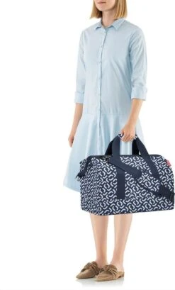 Reisenthel Allrounder L Reistas Sporttas - 30L - Signature Navy Blauw -Reis Opberg Artikelen 724x1200 8