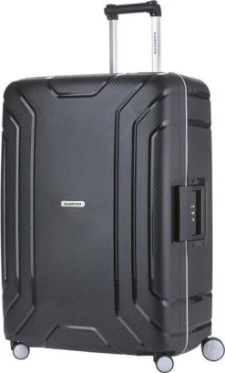 CarryOn Steward TSA Reiskoffer - 75cm Trolley Met Kliksloten - Dubbele Wielen - Zwart -Reis Opberg Artikelen 727x1200