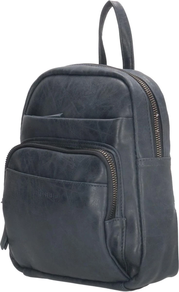 Enrico Benetti Zoë Dames Rugzak Klein - Kunstleer - Blauw 5 Enrico Benetti Zoë Dames Rugzak Klein - Kunstleer - Blauw - Afbeelding 3