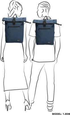 Beagles Originals Urban Originals 17,3" Laptop Rugzak - Blauw -Reis Opberg Artikelen 739x1200 9