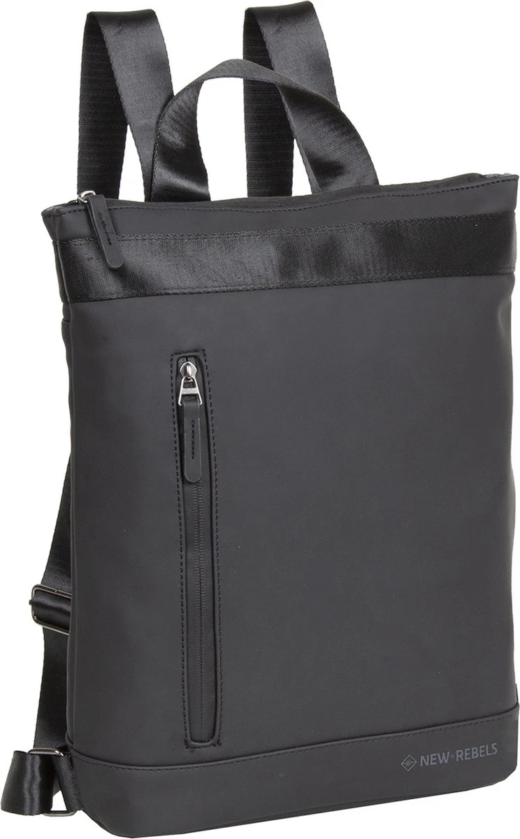 New Rebels® Daley - Rugtas - Zwart - Waterbestendig - 13121087 - 14L - 30x12x38cm - Rugzak / Backpack 3 New Rebels® Daley - Rugtas - Zwart - Waterbestendig - 13121087 - 14L - 30x12x38cm - Rugzak / Backpack
