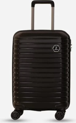 ©TROLLEYZ - Berlin No.11 - Trolley - 55cm Met Cijferslot - Dubbele Wielen - 360° Spinners - 100% Polypropyleen- Reiskoffer In Night Black 18 ©TROLLEYZ - Berlin No.11 - Trolley - 55cm Met Cijferslot - Dubbele Wielen - 360° Spinners - 100% Polypropyleen- Reiskoffer In Night Black -Reis Opberg Artikelen 745x1200