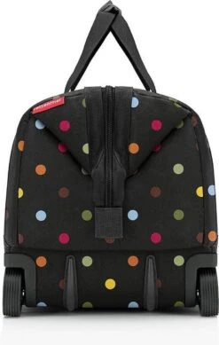 Reisenthel Allrounder Trolley Reiskoffer Reistas Op 2 Wielen - 30L - Dots Zwart -Reis Opberg Artikelen 761x1200