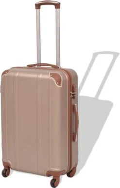VidaXL Harde Rolkoffer Set Champagnekleurig 4-dlg -Reis Opberg Artikelen 762x1200 5