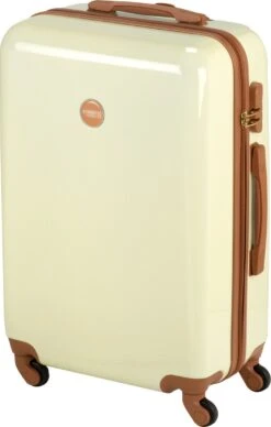 Princess Traveller Trendy Dots - Reiskoffer - Crème - M - 66cm 10 Princess Traveller Trendy Dots - Reiskoffer - Crème - M - 66cm -Reis Opberg Artikelen 764x1200 2