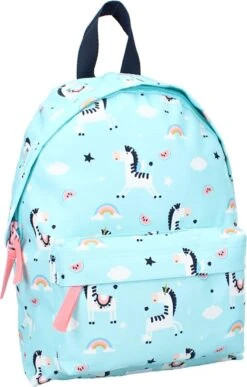Prêt Get Excited Rugzak Meisje - Rugtas Kind - Mint - Zebra -Reis Opberg Artikelen 765x1200 10