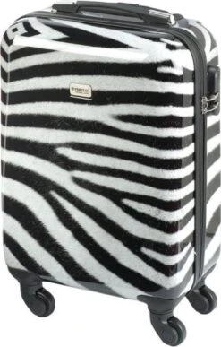 Princess Traveller Animal Print - Handbagagekoffer - Zebra - Small - 55cm -Reis Opberg Artikelen 766x1200 1
