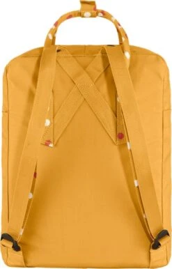 Fjallraven Fjällräven Kånken Unisex Rugzak - Ochre-Confetti Pattern -Reis Opberg Artikelen 768x1200 7