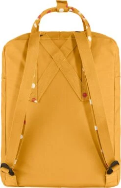 Fjallraven Fjällräven Kånken Unisex Rugzak - Ochre-Confetti Pattern -Reis Opberg Artikelen 769x1200 5