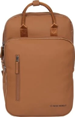 New Rebels® William - Rugtas - Bruin - Waterafstotend - 15.6151413121087 - 20L - 28x16x44cm - Rugzak / Backpack -Reis Opberg Artikelen 775x1200 10