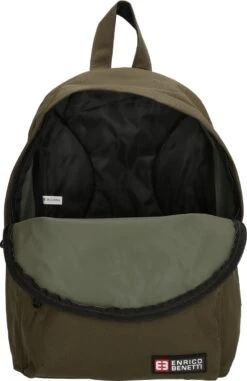 Enrico Benetti Amsterdam Rugzak - 54386 - Olijfgroen -Reis Opberg Artikelen 777x1200 4