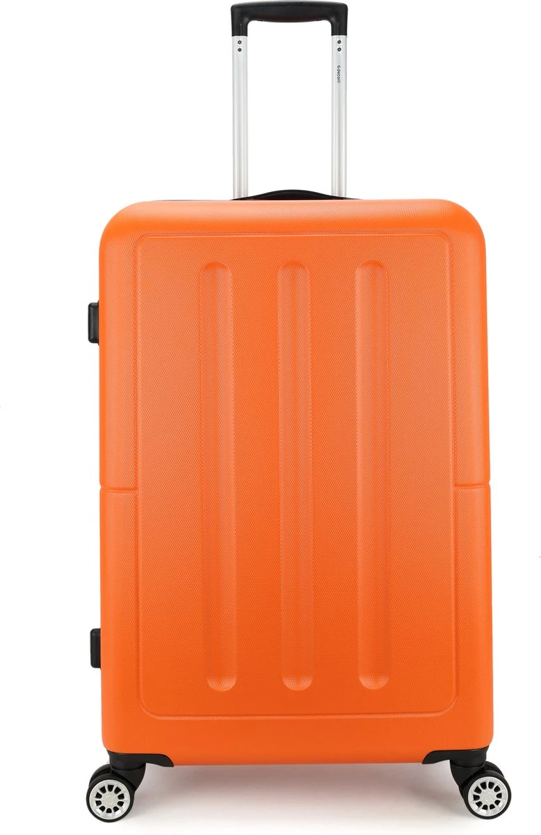 Decent Neon-Fix 2.0 Grote Koffer 76 Cm - 96 Liter - Oranje 3 Decent Neon-Fix 2.0 Grote Koffer 76 Cm - 96 Liter - Oranje