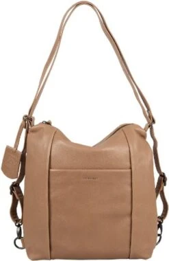 Burkely Just Jolie Dames Rugtas Hobo - Taupe