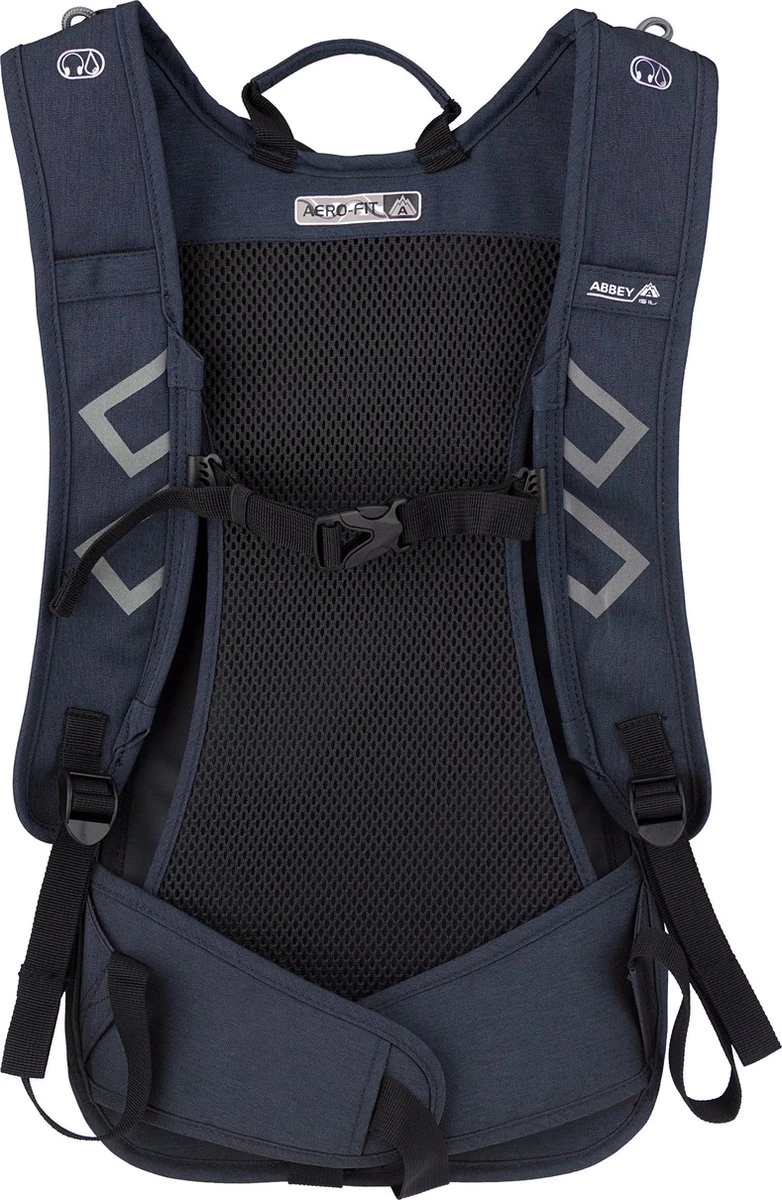 Abbey Active Outdoor Rugzak Aerofit - Gateway-15 L - Marine/Zwart 4 Abbey Active Outdoor Rugzak Aerofit - Gateway-15 L - Marine/Zwart - Afbeelding 2