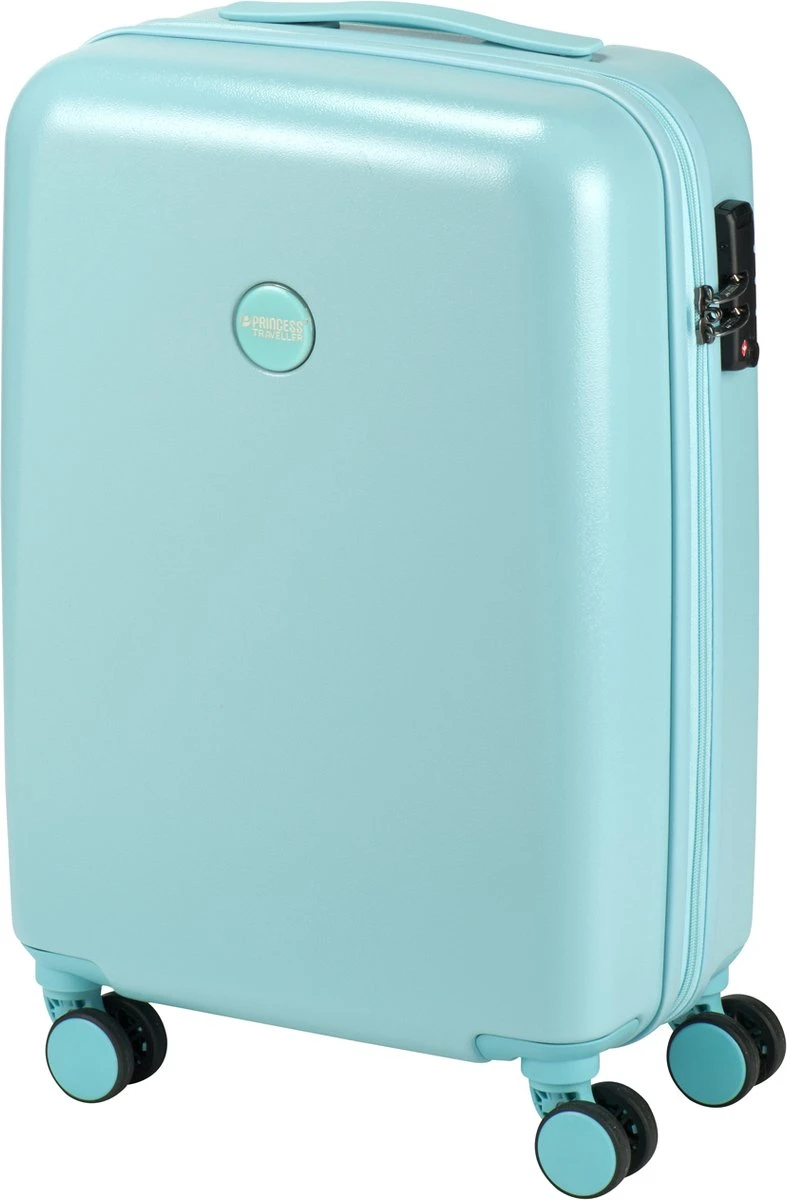 Princess Traveller Harlem - Handbagage Koffer - Blauw - S - 55cm 4 Princess Traveller Harlem - Handbagage Koffer - Blauw - S - 55cm - Afbeelding 2