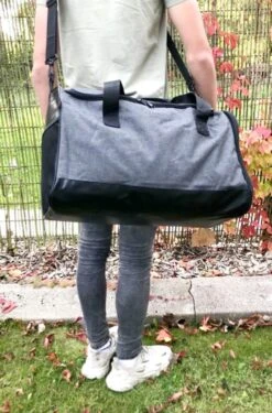 Reistas Deluxe | 40 Liter Weekendtas | 52x 26x 32cm | Reistas | Sport Tas | Grijs -Reis Opberg Artikelen 790x1200 17
