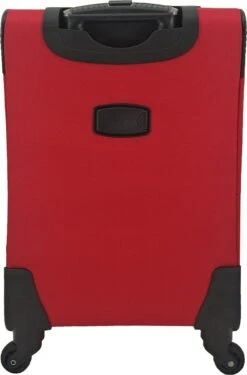 SB Travelbags Bagage Stoffen Koffer 75cm 4 Wielen Trolley - Rood -Reis Opberg Artikelen 791x1200 4