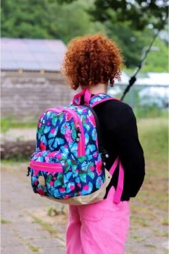 Pick & Pack Prachtige Vlinder - Rugzak - Donkerblauw - Maat M -Reis Opberg Artikelen 798x1200 15