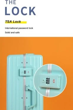 TOP AA Reis Kofferset - Trolleyset 3-delig Met TSA Slot Aluminum Frame, Kleine Cabine En Groot, ABS Luggage, (20+24+28 Inches 3 Pc Set), Roze/pink -Reis Opberg Artikelen 798x1200 4