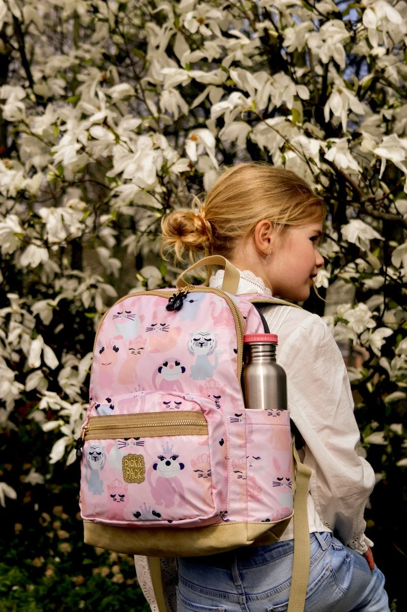 Pick & Pack Lieve Diertjes - Rugzak - Roze - Maat M 7 Pick & Pack Lieve Diertjes - Rugzak - Roze - Maat M - Afbeelding 5