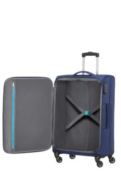 American Tourister Reiskoffer - Heat Wave Spinner 68/25 Tsa (Medium) Combat Navy -Reis Opberg Artikelen 799x1200 85