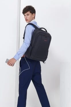 Tigernu Daily Laptop Rugzak 15,6 Inch – Rugtas - Dames En Heren – Spatwaterdicht – Anti Diefstal – 27 Liter - Zwart -Reis Opberg Artikelen 800x1200 101