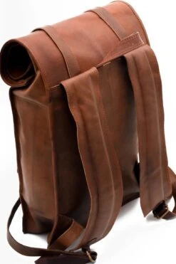 Johnny Fly Leren Rolltop Vintage Rugtas - Bruin - Ecologisch -Reis Opberg Artikelen 800x1200 117