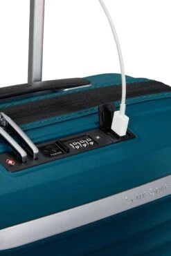 Samsonite Reiskoffer - Upscape Spinner 55/20 Uitbreidbaar (Handbagage) Petrol Blue -Reis Opberg Artikelen 800x1200 16