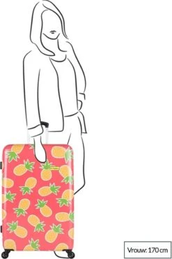 BHPPY - Pretty Pineapple - Reiskoffer (76 Cm) -Reis Opberg Artikelen 800x1200 71