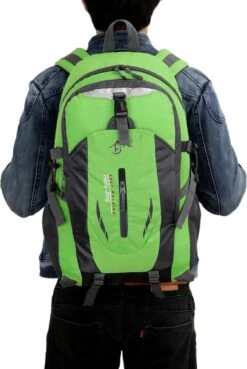 Faseras Outdoor Camping Rugzak - 17 Inch Laptopvak - Waterafstotend - Wandel Rugzak - Groen - 40L -Reis Opberg Artikelen 804x1200 12