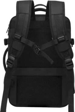 Bange Rugtas - 15,6 Inch - Laptop Rugzak - USB-aansluiting - Waterafstotend - Zwart - Incl. Smart Thermosfles -Reis Opberg Artikelen 810x1200 10