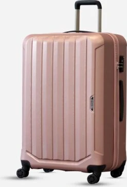 ©TROLLEYZ - Bali No.22 - Reiskoffer 78cm Met TSA Slot - Dubbele Wielen - 360° Spinners - 100% ABS - Reiskoffer In Cosmopolitan Pink -Reis Opberg Artikelen 815x1200 2