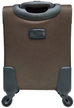 Stoffen Handbagage Koffer 51cm 4 Wielen Trolley - Bruin -Reis Opberg Artikelen 822x1200