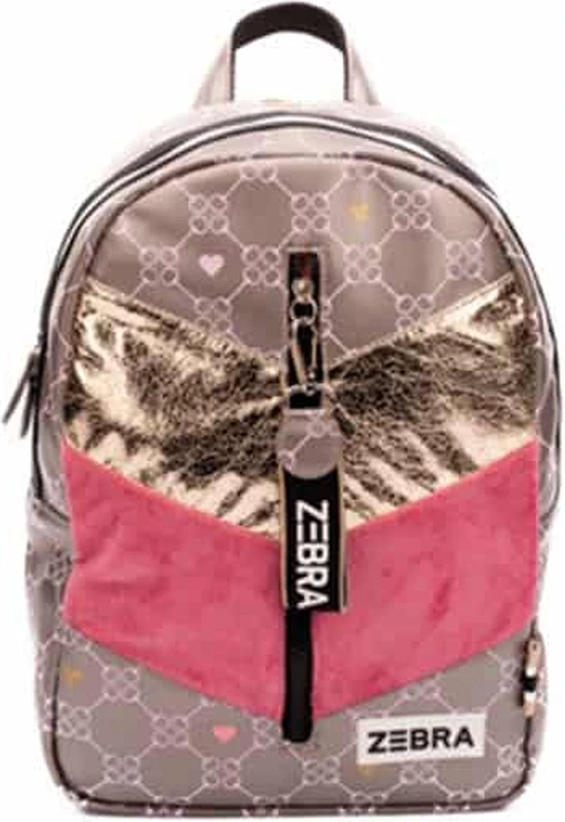 Zebra Trends Rugzak (M) Girls Velvet Horse Bit 3 Zebra Trends Rugzak (M) Girls Velvet Horse Bit