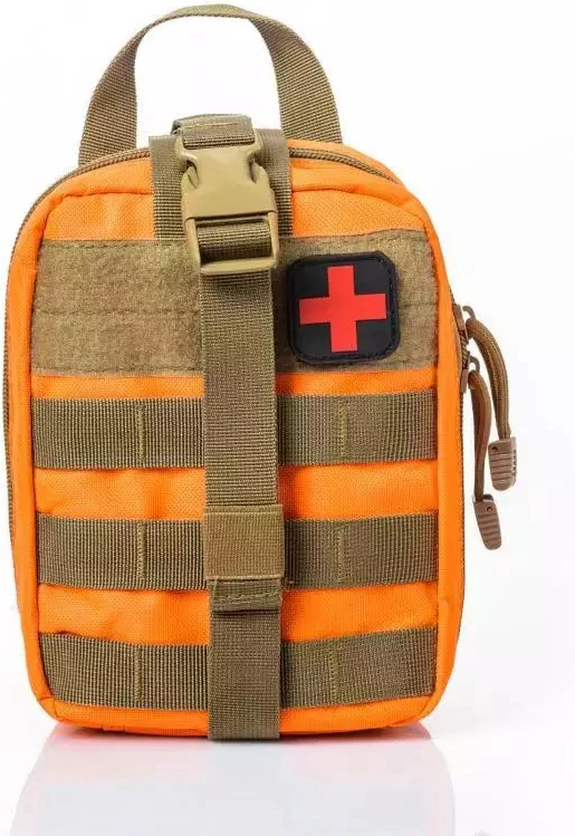 Alta-X Outdoor - EHBO Tas Oranje - Medicijntas - First Aid Bag - Jacht Survival Militaire Edc Pack Molle - Tactical Heuptas Outdoor Sos Pouch Leger Medische Kit Taille Riem Rugzak 6 Alta-X Outdoor - EHBO Tas Oranje - Medicijntas - First Aid Bag - Jacht Survival Militaire Edc Pack Molle - Tactical Heuptas Outdoor Sos Pouch Leger Medische Kit Taille Riem Rugzak - Afbeelding 4