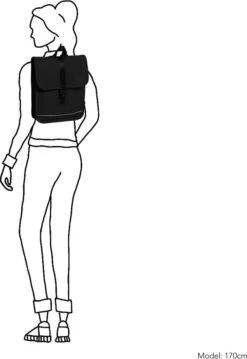 Daniel Ray Pasadena Rugzak Waterproof - 10 Inch Tabletvak - Black -Reis Opberg Artikelen 825x1200 6