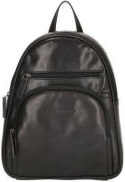 Old West Leren Dames Rugzak San Antonio M - Zwart -Reis Opberg Artikelen 828x1200 6