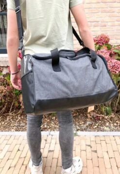 Reistas Deluxe | 40 Liter Weekendtas | 52x 26x 32cm | Reistas | Sport Tas | Grijs -Reis Opberg Artikelen 831x1200 13