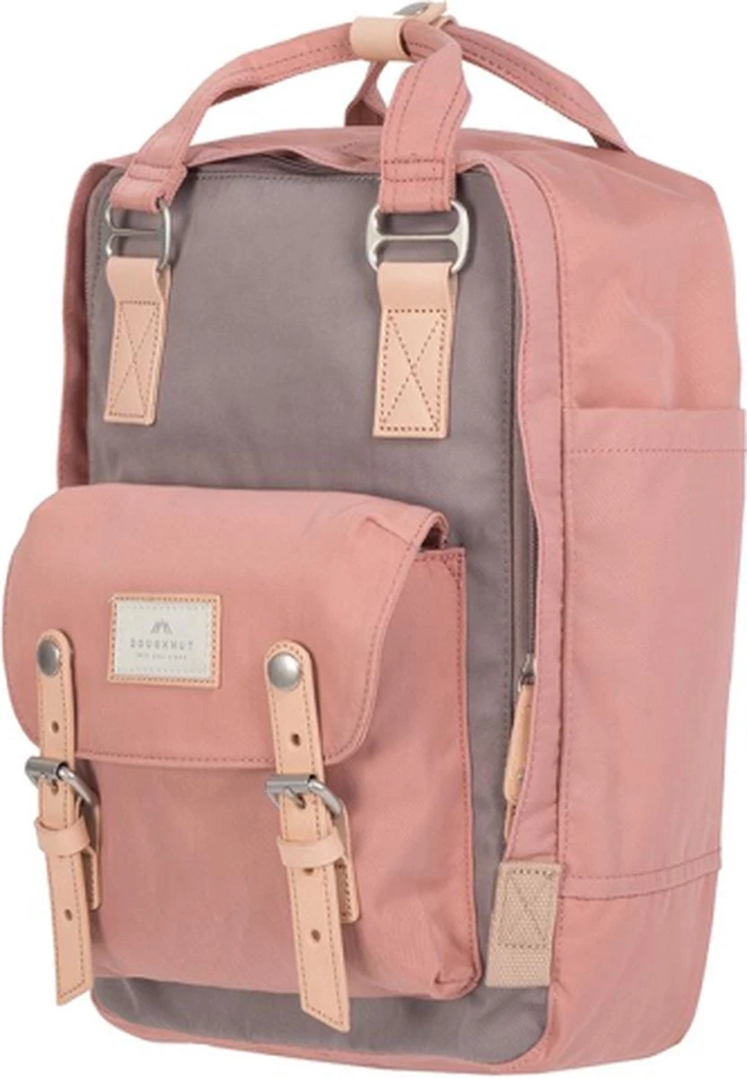 Doughnut Rugtas / Rugzak / Laptoptas / Schooltas - Macaroon - 14 Inch - 16 Liter - Paars 4 Doughnut Rugtas / Rugzak / Laptoptas / Schooltas - Macaroon - 14 Inch - 16 Liter - Paars - Afbeelding 2