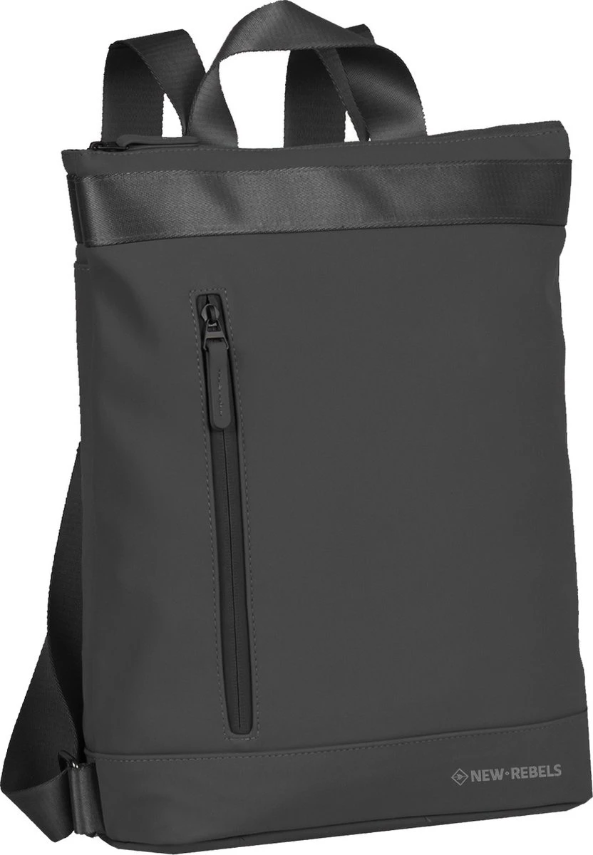 New Rebels® Daley - Rugtas - Zwart - Waterbestendig - 13121087 - 14L - 30x12x38cm - Rugzak / Backpack 9 New Rebels® Daley - Rugtas - Zwart - Waterbestendig - 13121087 - 14L - 30x12x38cm - Rugzak / Backpack - Afbeelding 7