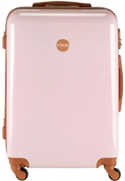 Princess Traveller Trendy Dots - Reiskoffer - Roze - M - 66cm -Reis Opberg Artikelen 832x1200 2
