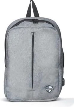 SafeSave Rugtas – Waterafstotende Schooltas Met Laptop Vak En Usb Aansluiting – Schoudertas – 15.6 Inch – Licht Grijs 17 SafeSave Rugtas – Waterafstotende Schooltas Met Laptop Vak En Usb Aansluiting – Schoudertas – 15.6 Inch – Licht Grijs -Reis Opberg Artikelen 838x1200 4