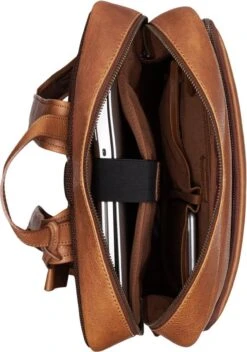 Burkely Antique Avery Unisex Rugzak Rits 15.6'' - Cognac -Reis Opberg Artikelen 841x1200 5
