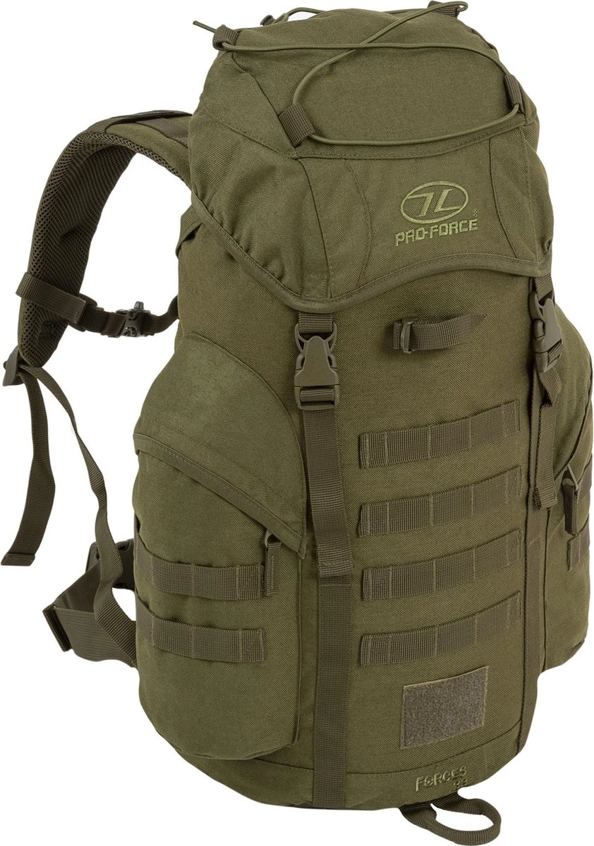 Highlander New Forces 33 Ltr Rugzak - Groen - Tactical Backpack 3 Highlander New Forces 33 Ltr Rugzak - Groen - Tactical Backpack