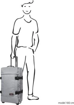 Eastpak TRANVERZ M Reiskoffer (67 X 35.5 X 30 Cm) - Sunday Grey -Reis Opberg Artikelen 843x1200 4