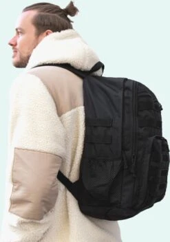 Waterdichte Rugzak - Hybride Tactical Backpack - Reistas Handbagage - Wandelrugzak - Grote Schooltas Zwart 19 Waterdichte Rugzak - Hybride Tactical Backpack - Reistas Handbagage - Wandelrugzak - Grote Schooltas Zwart -Reis Opberg Artikelen 843x1200 7