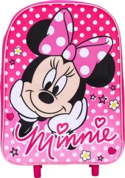 Disney MINNIE MOUSE Polka Dots Trolley Koffertje Vakantie Logeren Tripjes Roze -Reis Opberg Artikelen 845x1200